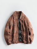 Riven Vintage-Wash Down Bomber Jacket