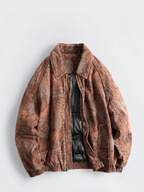 Riven Vintage-Wash Down Bomber Jacket