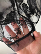 Luna Butterfly Sheer Blazer