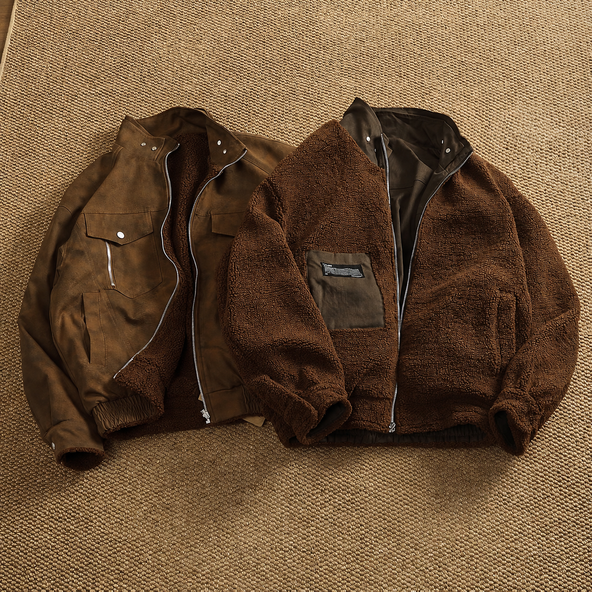 Arden Reversible Sherpa Moto Jacket