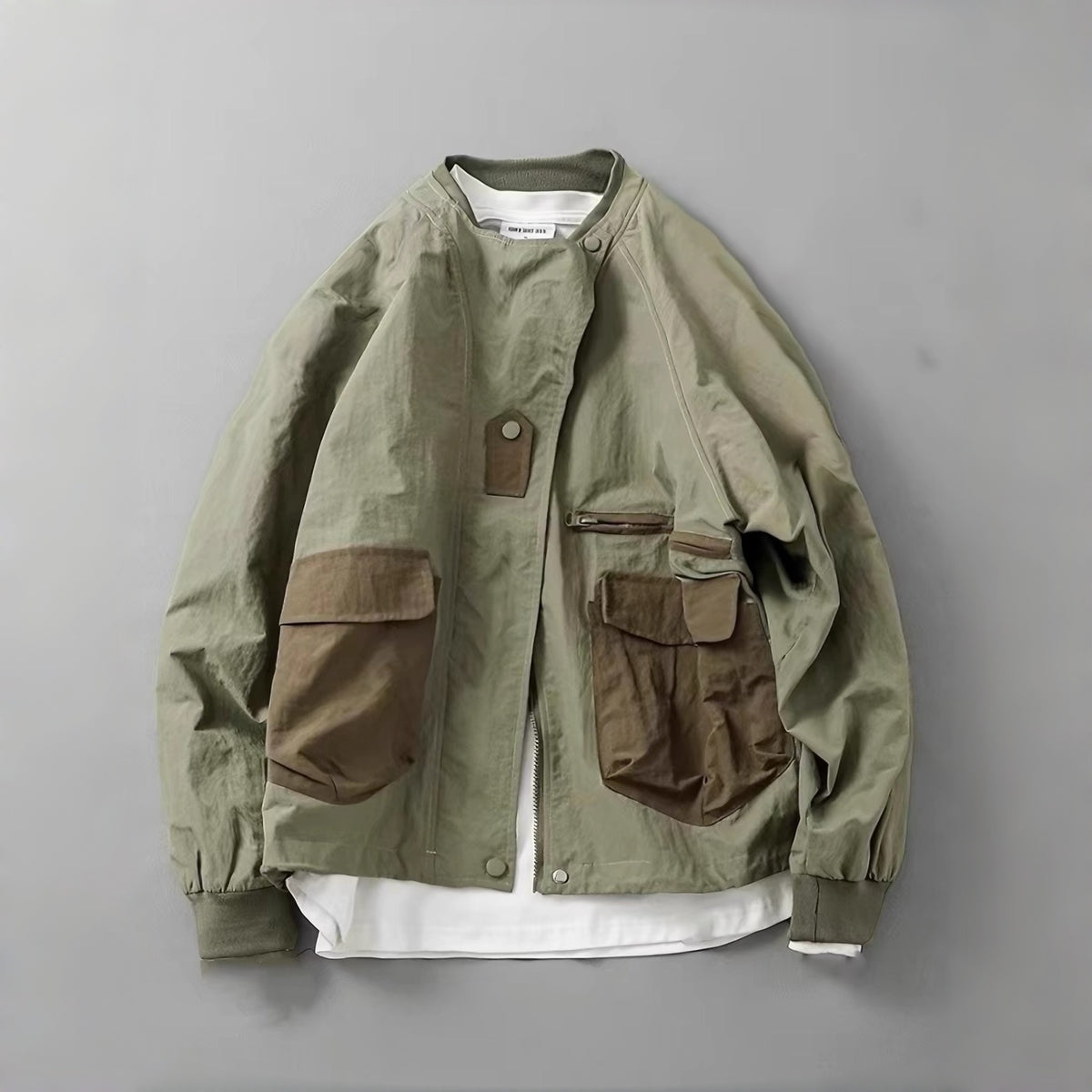 Olive Cargo Jacket