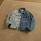 Asher Two-Tone Washed Denim Jacket