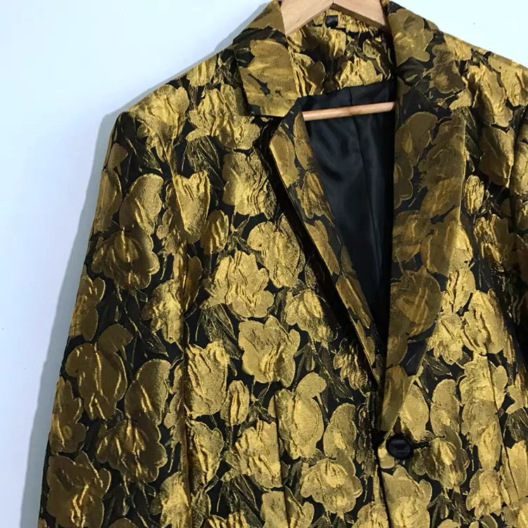 Golden Grove Jacquard Blazer