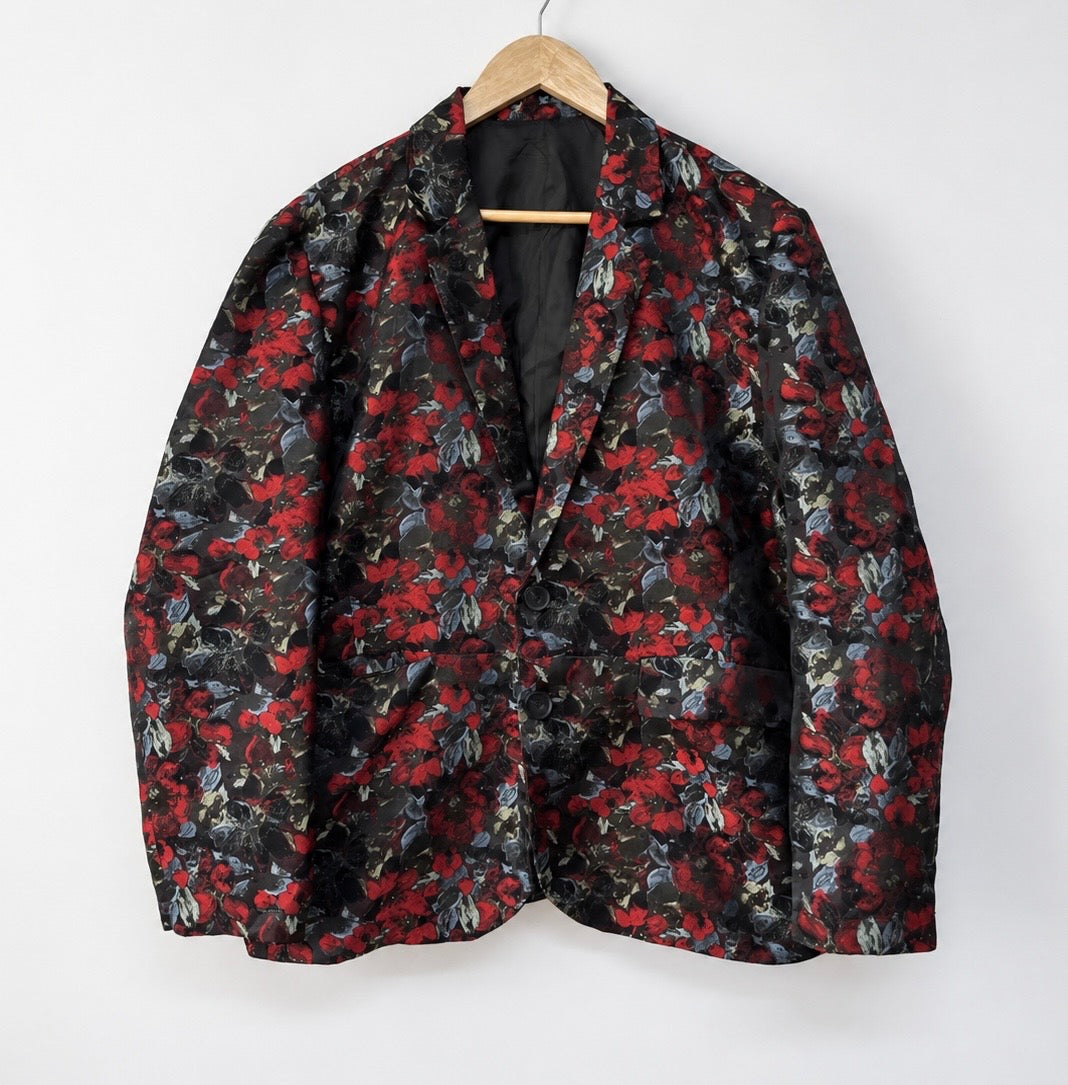 Rosalie Floral Jacquard Blazer - One of a Kind