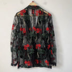 Scarlet Garden Organza Blazer