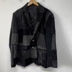 Midnight Patchwork Blazer