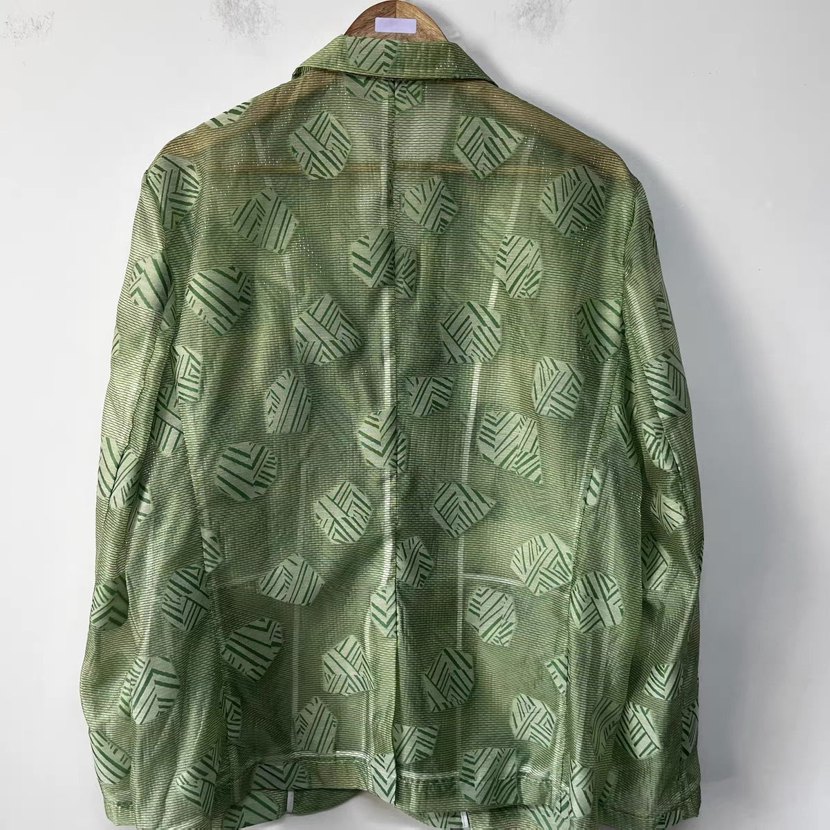 Sage Mosaic Blazer  - One-of-a-kind