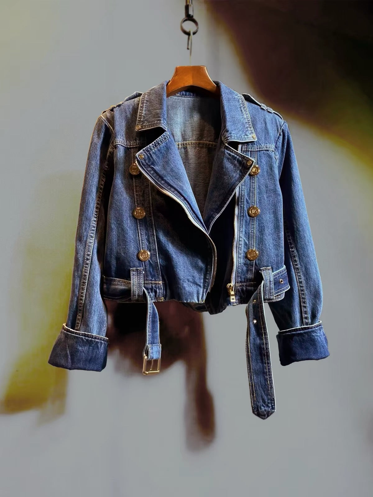 Ryder Denim Moto Jacket