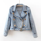 Cropped Biker Jacket