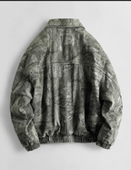 Riven Vintage-Wash Down Bomber Jacket