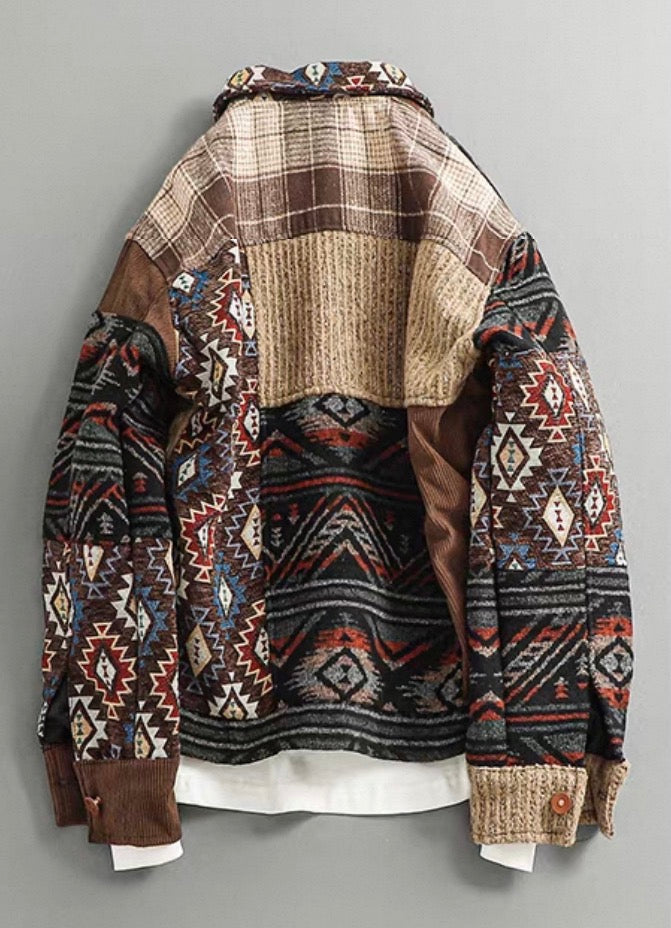 Navajo Patchwork Jacket