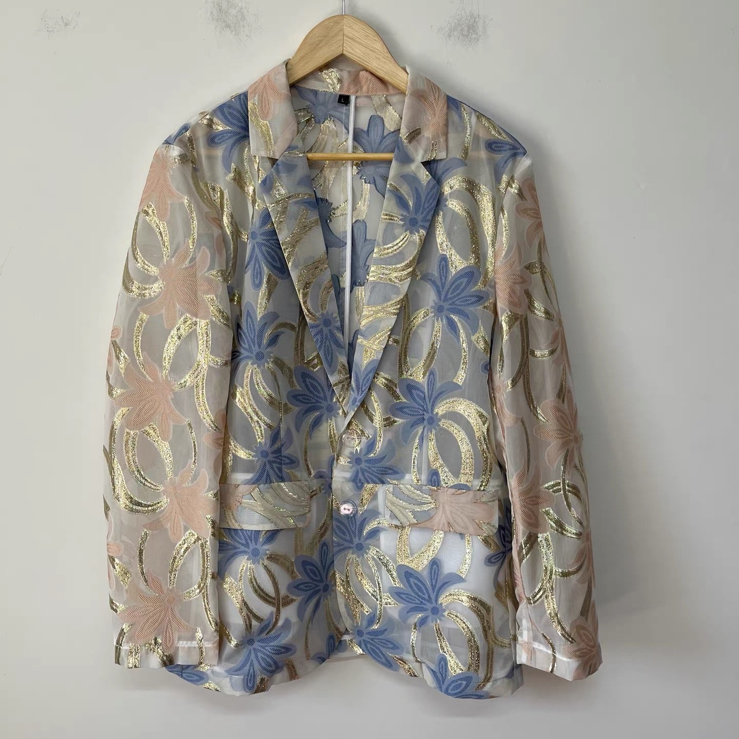 Celeste Organza blazer - Light Blue