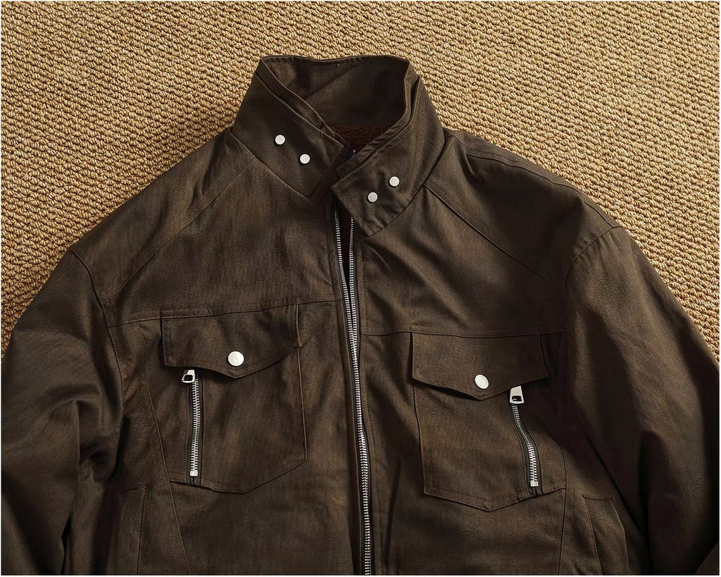 Arden Reversible Sherpa Moto Jacket
