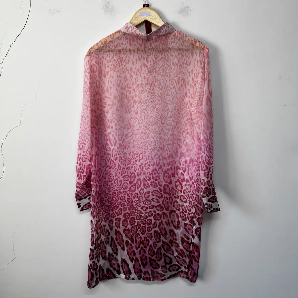 Rosie Leopard Long Shirt
