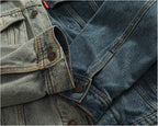 Asher Two-Tone Washed Denim Jacket
