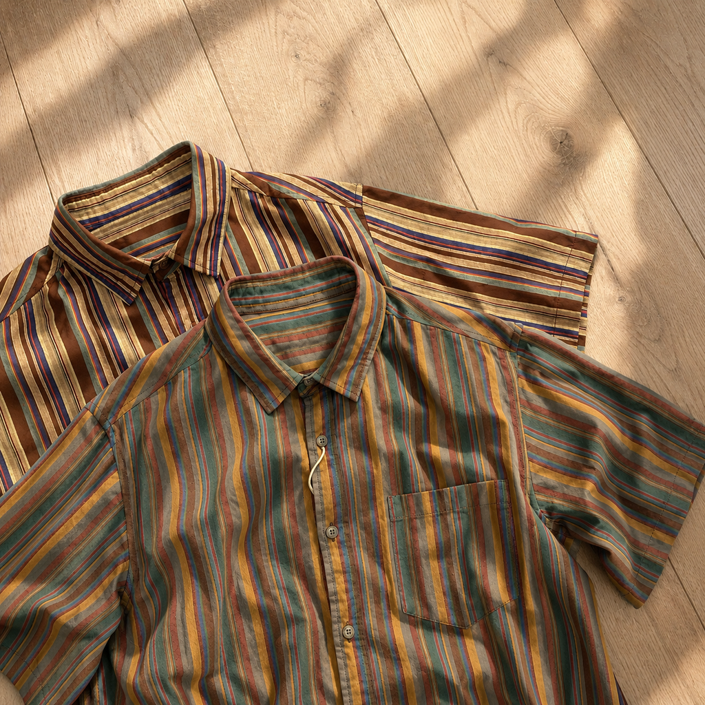 Mesa Vintage Striped Cotton Shirt