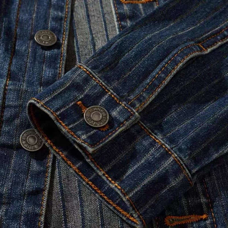 Weston Heavyweight Pinstripe Denim Jacket