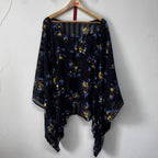 Solene Floral Poncho Top