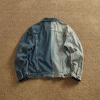 Asher Two-Tone Washed Denim Jacket