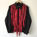 Crimson Fringe Shirt