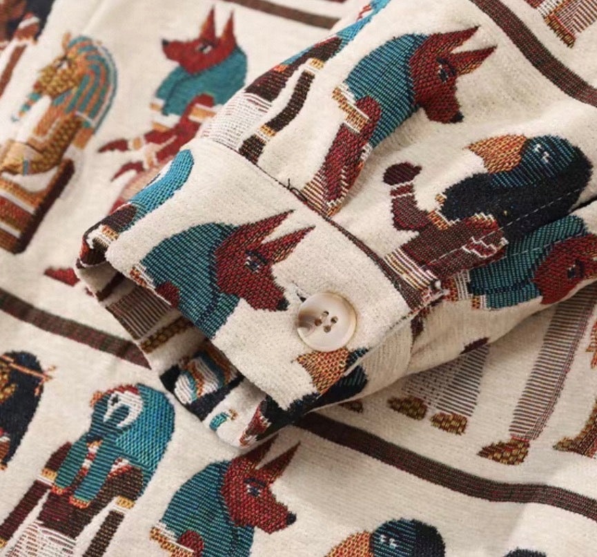 Egyptian Jacquard Art Jacket