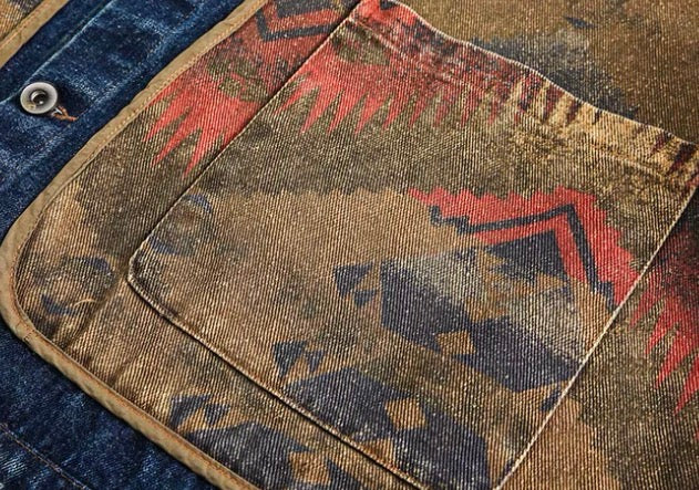 Aztec Denim Patchwork Jacket