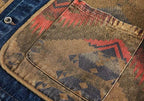 Aztec Denim Patchwork Jacket