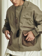 Olive Cargo Jacket
