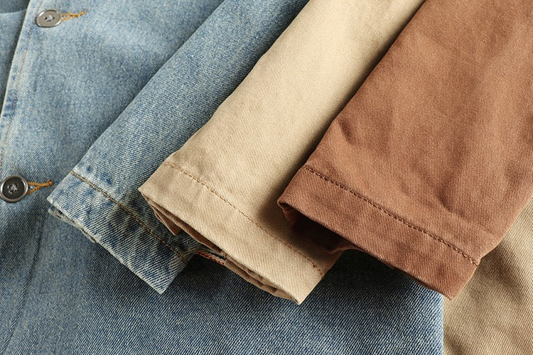Canyon 100% Cotton Relaxed Blazer Jacket