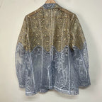Golden Mist Sheer Blazer