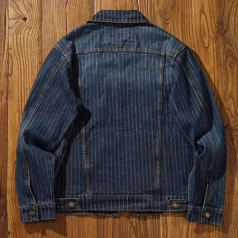 Weston Heavyweight Pinstripe Denim Jacket