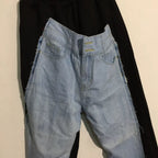 Reworked Denim Patchwork Pants