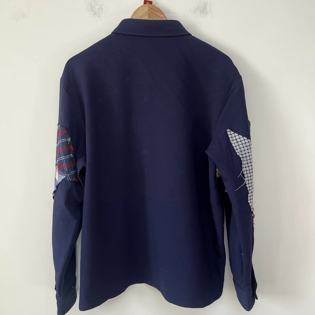 Tartan Reworked Patchwork Shirt