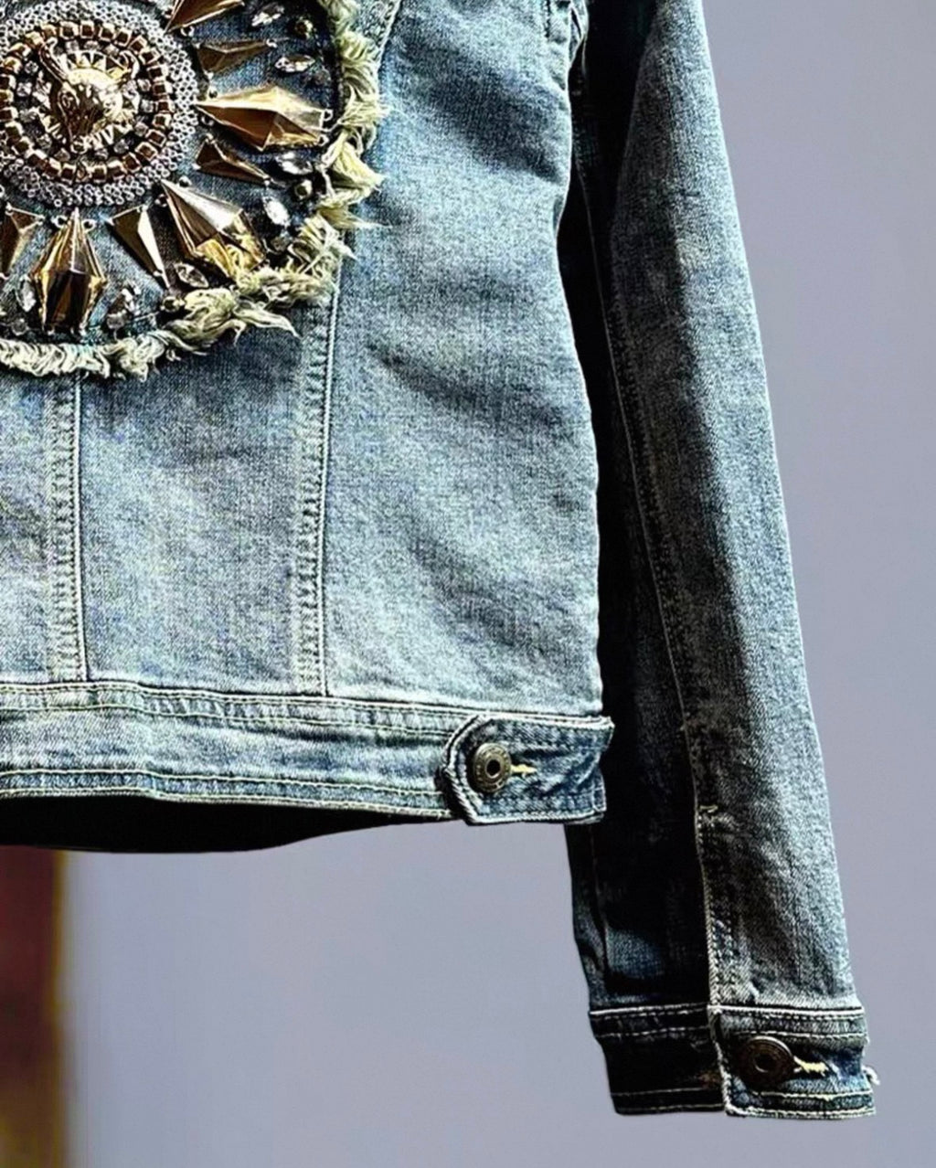 Solara Embellished Denim Jacket