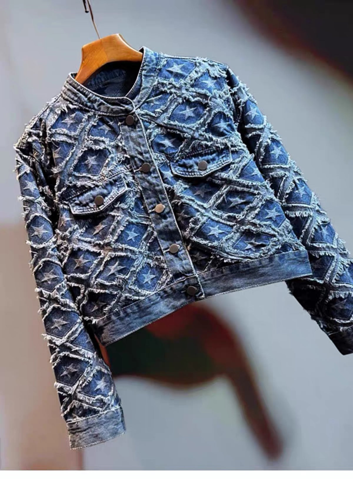 Stellar Distressed Denim Jacket