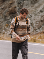 Cedar Nordic Knit Sweater