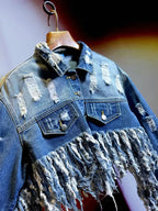 Wild Fringe Denim Jacket