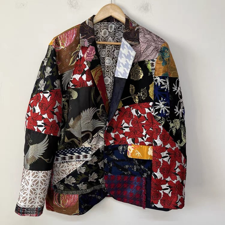 Akari Patchwork Blazer
