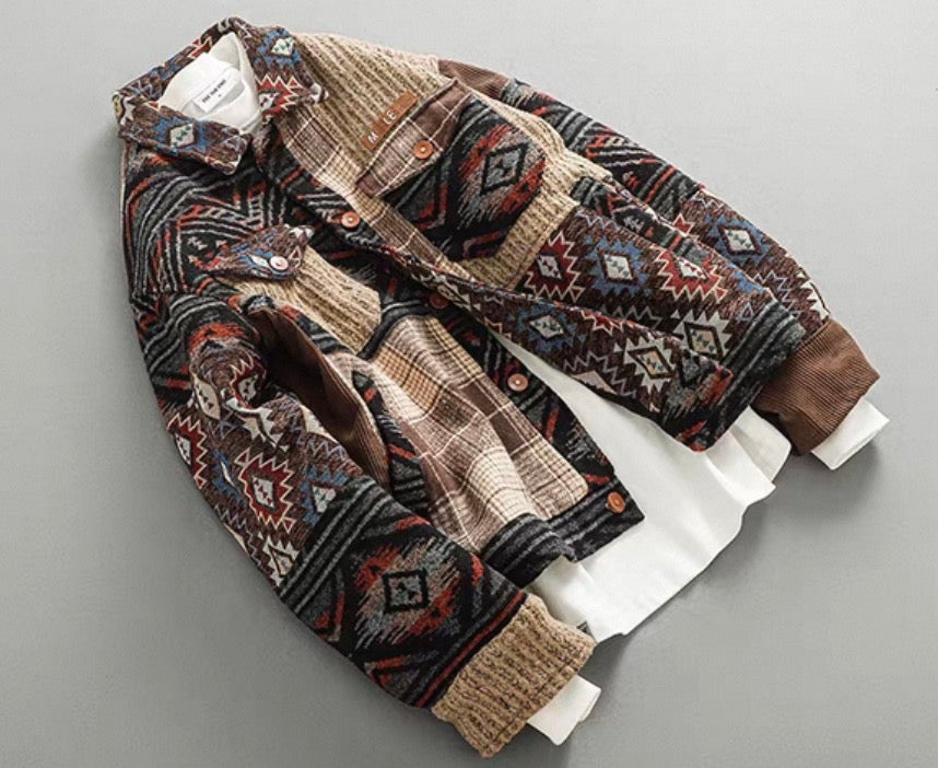 Navajo Patchwork Jacket