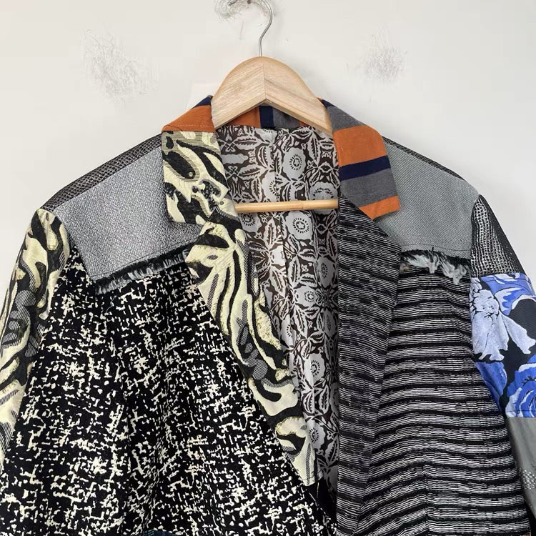 Collage Patchwork Blazer- One of a kind