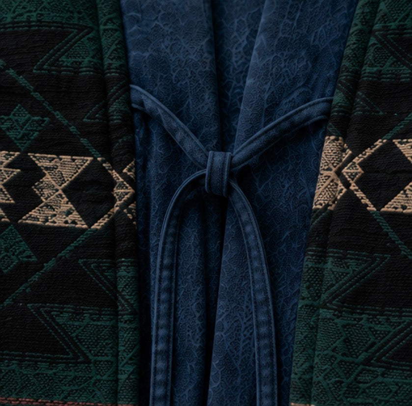 Reversible Padded Kimono Jacket