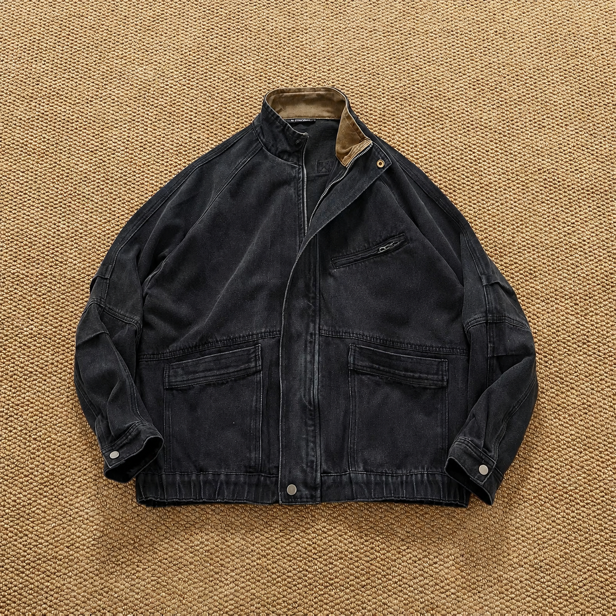 Mason Washed Denim Utility Jacket