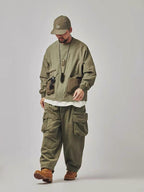 Olive Cargo Jacket