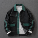 Color Block Patchwork Denim Jacket A16