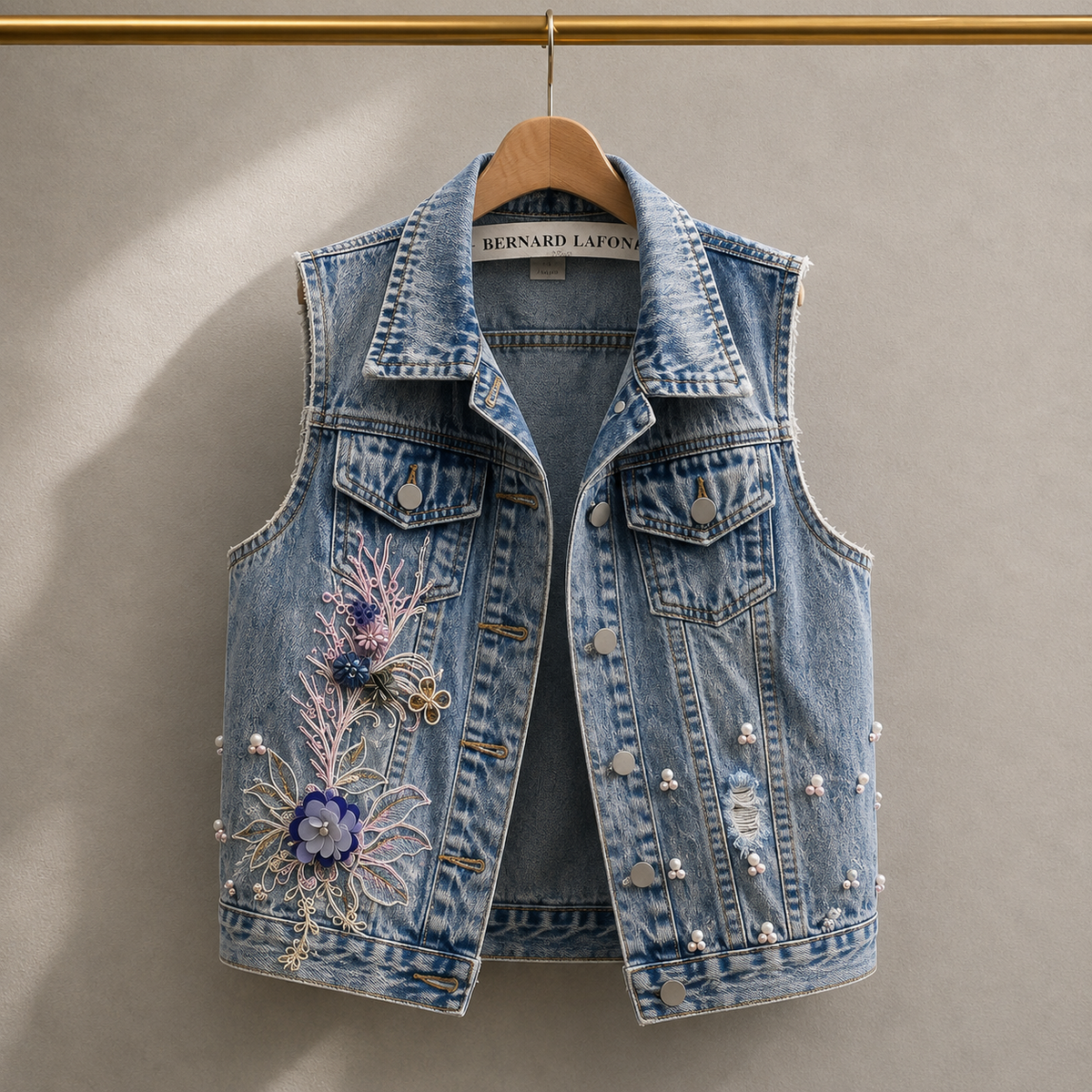 Violet Rework Denim Vest