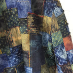 Artistic Quilted Patchwork Coat