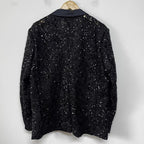 Onyx Sequin Embroidered Blazer