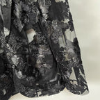 Midnight Bloom Blazer