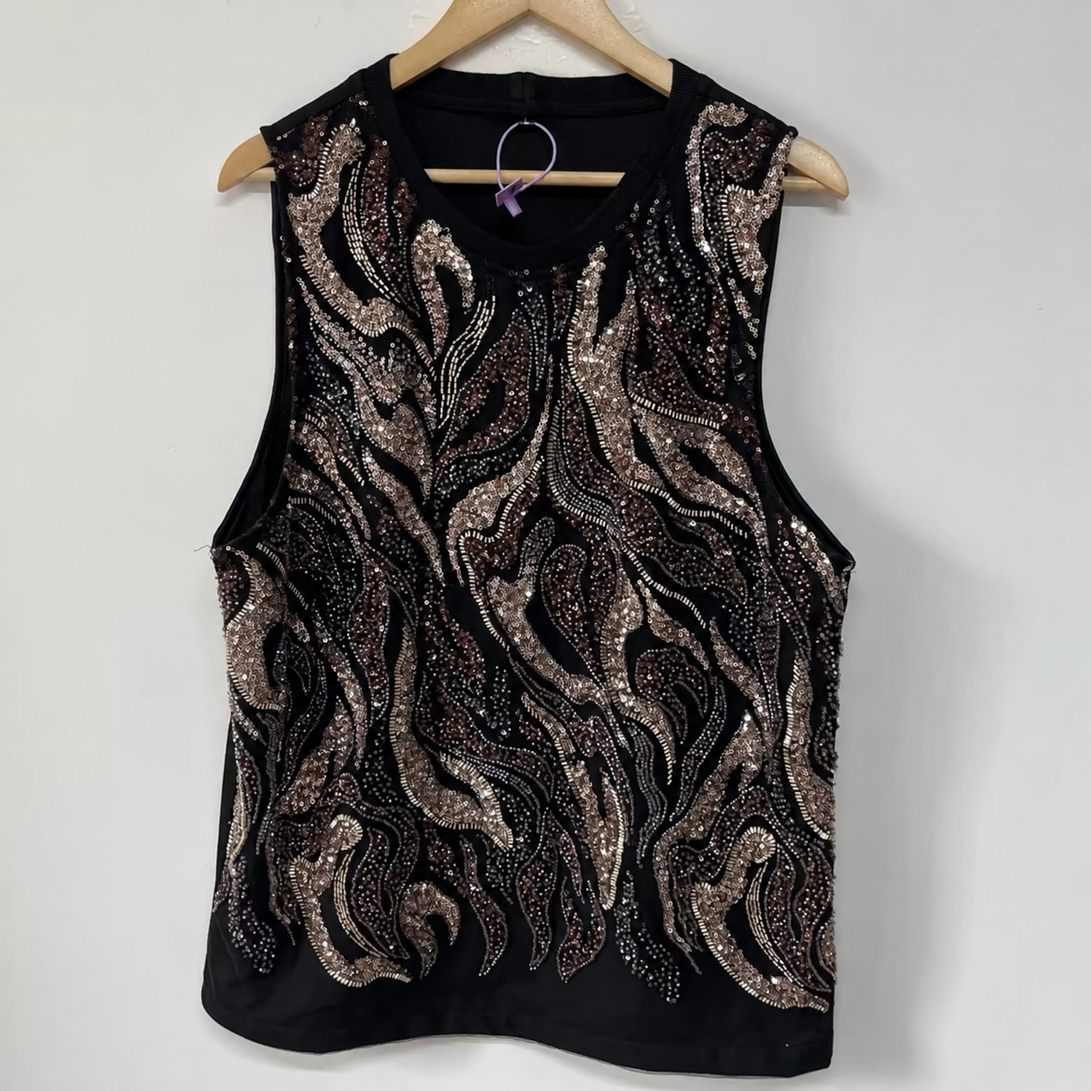One-of-a-Kind Beaded Tank Top