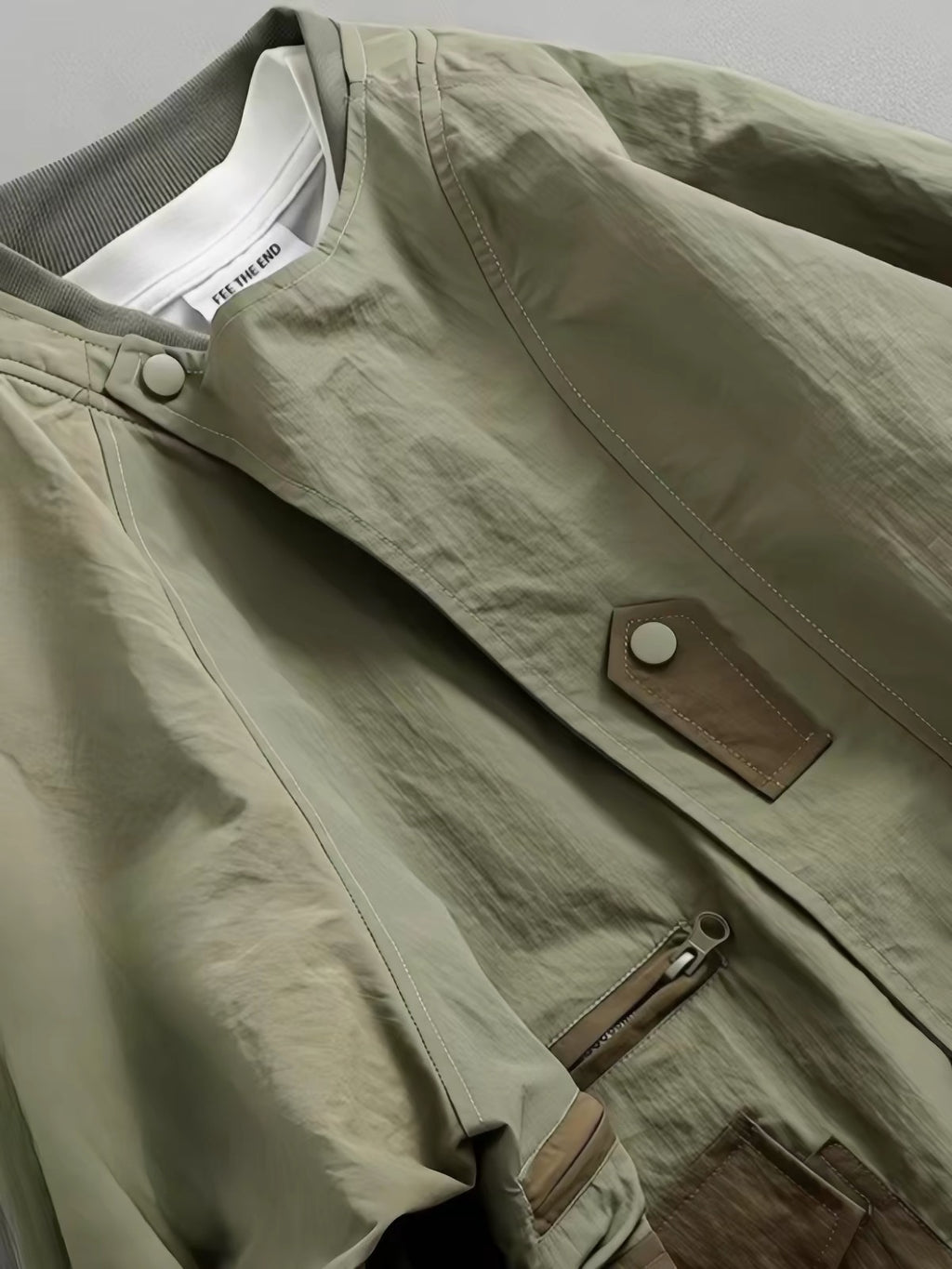 Olive Cargo Jacket